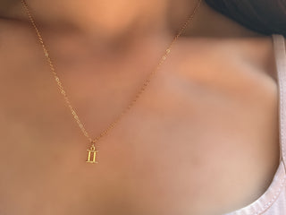 Gemini Necklace in Full Length (18"inches)
